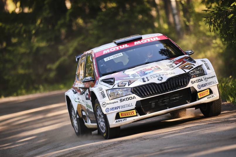 SM-Ralli - Mikko Heikkilä On SM Pohjanmaa Rallissa Kahden Ajetun ...